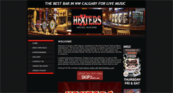 Desktop Screenshot of hexterspub.com